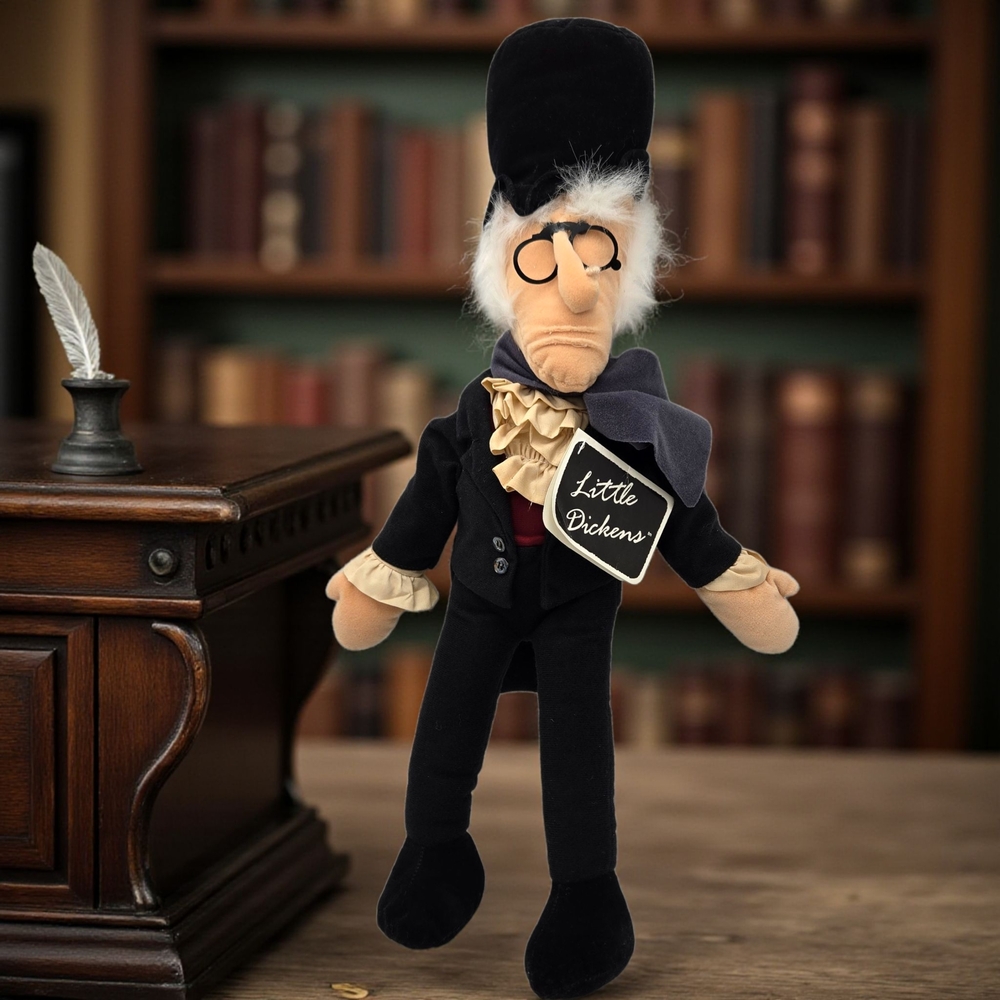 Vintage Little Dickens Mr. Scrooge Plush 1989 A Christmas Carol NWT NOS Carousel